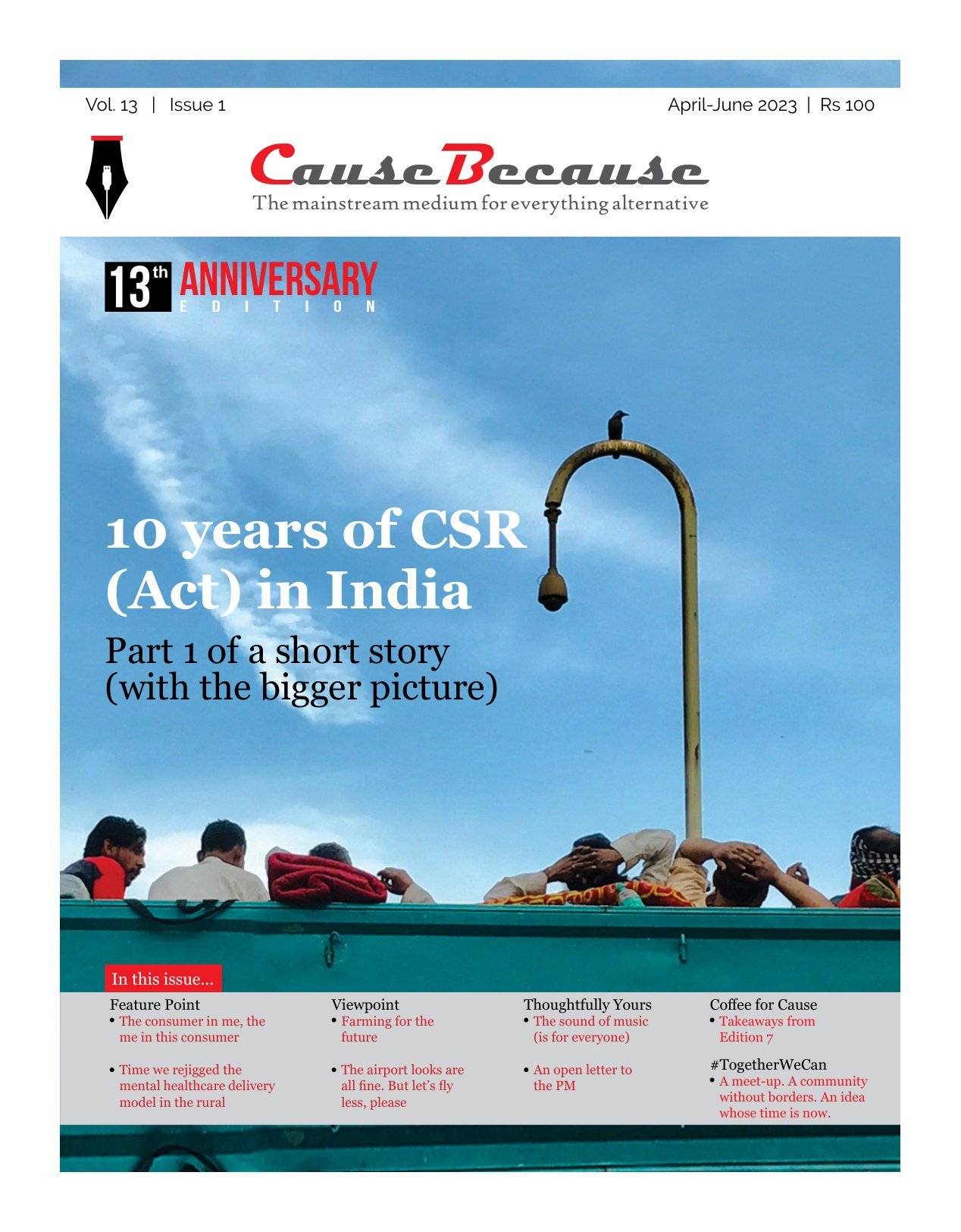 CauseBecause magazine anniversary edition